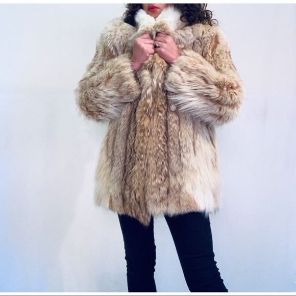 Vintage fox fur coat - Picture 3 of 3